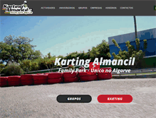 Tablet Screenshot of kartingalgarve.com